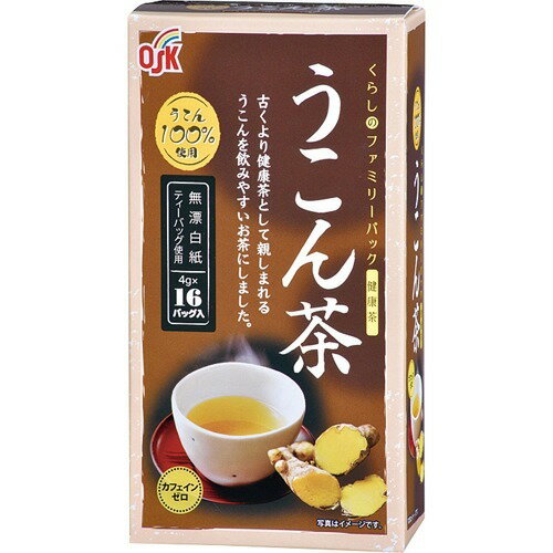 JAN 4901027629525 OSK くらしのファミリーパック うこん茶(4g*16袋入) 株式会社小谷穀粉 水・ソフトドリンク 画像
