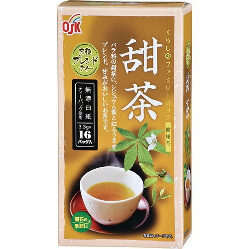 JAN 4901027629563 OSK くらしのファミリーパック 甜茶(3.3g*16袋入) 株式会社小谷穀粉 水・ソフトドリンク 画像