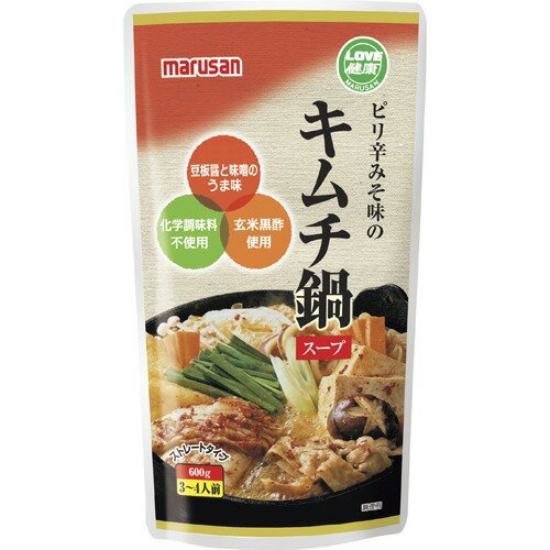 JAN 4901033331320 マルサン キムチ鍋スープ(600g) マルサンアイ株式会社 食品 画像