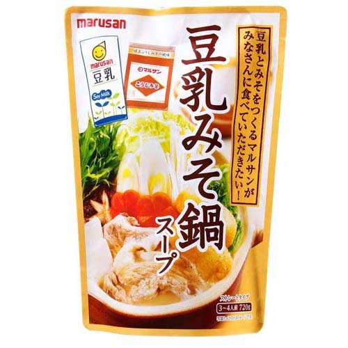 JAN 4901033732356 マルサン 豆乳みそ鍋スープ(720g) マルサンアイ株式会社 食品 画像