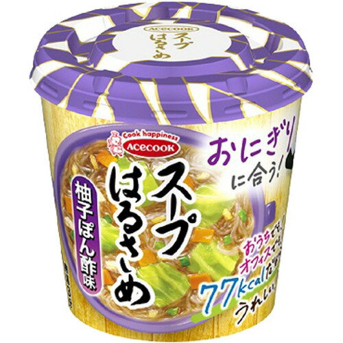 JAN 4901071291716 スープはるさめ 柚子ぽん酢味(6個入) エースコック株式会社 食品 画像