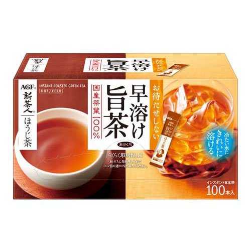JAN 4901111042476 味の素ＡＧＦ 新茶人ＳＴＫほうじ茶１００Ｐ　Ｆ 味の素AGF株式会社 水・ソフトドリンク 画像