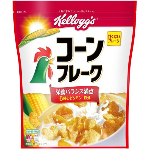 JAN 4901113101539 ケロッグ コーンフレーク 袋(180g) 日本ケロッグ(同) 食品 画像