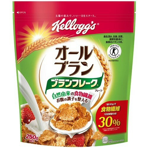 JAN 4901113113365 ケロッグ オールブラン ブランフレーク プレーン 袋(250g) 日本ケロッグ(同) 食品 画像