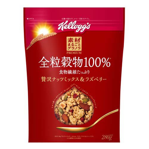 JAN 4901113196511 ケロッグ 素材まるごとグラノラ 全粒穀物100％ ナッツ＆ベリー(280g) 日本ケロッグ(同) 食品 画像