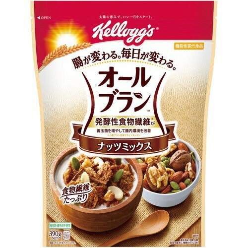 JAN 4901113803440 ケロッグ オールブラン ナッツミックス(390g) 日本ケロッグ(同) 食品 画像