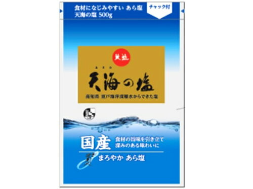 JAN 4901291980032 天塩 天海の塩５００ｇ袋チヤツク付 赤穂化成株式会社 食品 画像
