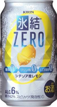 JAN 4901411027425 キリン 氷結 ZERO レモン 缶 350X24 麒麟麦酒株式会社 ビール・洋酒 画像