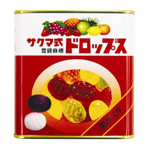 JAN 4901630002104 サクマ式缶ドロップス(115g) 佐久間製菓株式会社 スイーツ・お菓子 画像