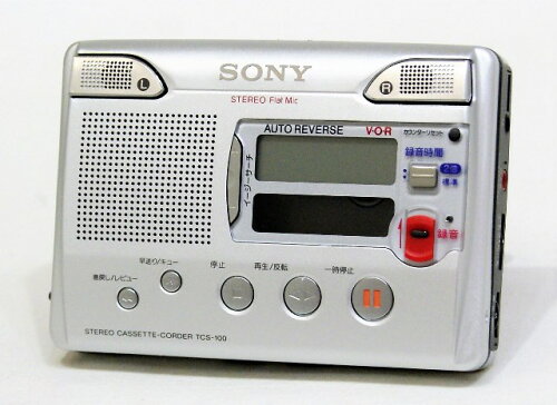 JAN 4901780587445 SONY カセットコーダー TCS-100 ソニーグループ株式会社 TV・オーディオ・カメラ 画像