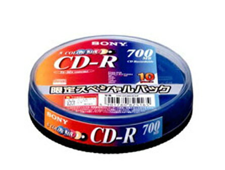 JAN 4901780825165 SONY データ用CD-R 10枚パック 10CDQ80XSP ソニーグループ株式会社 家電 画像