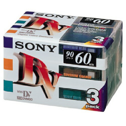 JAN 4901780825967 SONY MiniDVテープ 3DVM60RX2 ソニーグループ株式会社 TV・オーディオ・カメラ 画像