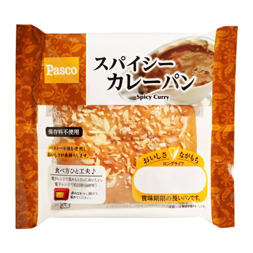JAN 4901820424976 パスコ スパイシーカレーパン 82g 敷島製パン株式会社 食品 画像