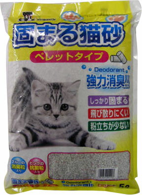 JAN 4901879002903 猫砂 固まる猫砂 ペレットタイプ(5L) 新東北化学工業株式会社 ペット・ペットグッズ 画像