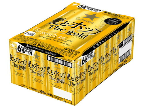 JAN 4901880914752 サッポロビール サッポロ麦とホップ　Ｔｈｅ　ｇｏｌｄ缶５００Ｐ サッポロビール株式会社 ビール・洋酒 画像