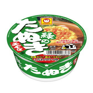 JAN 4901990024525 マルちゃん 緑のまめたぬき天そば 西(45g) 東洋水産株式会社 食品 画像