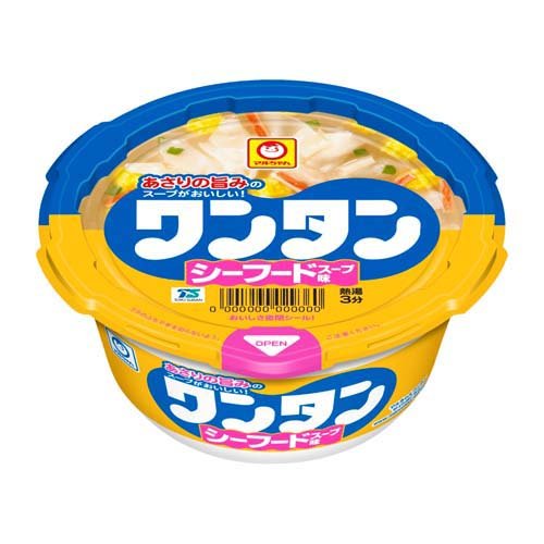 JAN 4901990052405 マルちゃん ワンタン シーフードスープ味 ケース(35g*12個入) 東洋水産株式会社 食品 画像