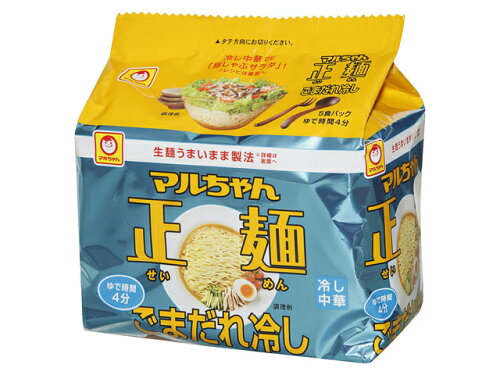 JAN 4901990512084 東洋水産 マルちゃん正麺ごまだれ冷し５Ｐ 東洋水産株式会社 食品 画像