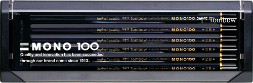 JAN 4901991000139 トンボ 鉛筆 モノ100 2B 株式会社トンボ鉛筆 日用品雑貨・文房具・手芸 画像