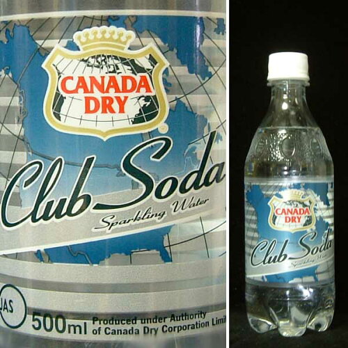 JAN 4902102024419 カナダドライ クラブソーダ ペット 500ml 日本コカ・コーラ株式会社 水・ソフトドリンク 画像