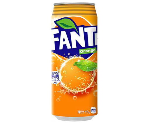 JAN 4902102035415 ファンタ オレンジ 500ML 缶 日本コカ・コーラ株式会社 水・ソフトドリンク 画像