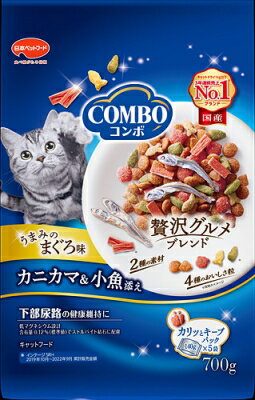 JAN 4902112042281 コンボ 猫下部尿路の健康維持 まぐろ味・カニカマ・小魚添え(140g*5袋入) 日本ペットフード株式会社 ペット・ペットグッズ 画像
