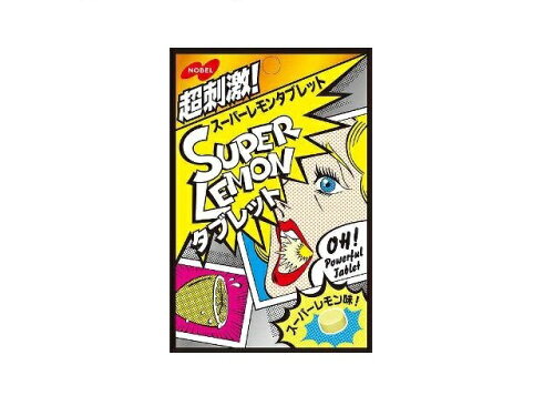 JAN 4902124072436 ノーベル製菓 スーパーレモンタブレット 33g ノーベル製菓株式会社 スイーツ・お菓子 画像