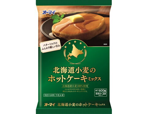 JAN 4902170095304 日本製粉 オーマイ　北海道小麦のホットケーキミックス　６００ 株式会社ニップン 食品 画像