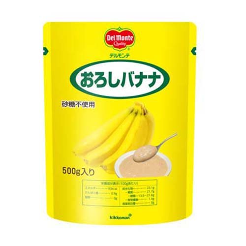 JAN 4902204000847 デルモンテ おろしバナナ(500g) 日本デルモンテ株式会社 食品 画像