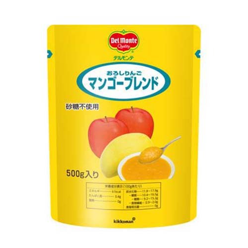 JAN 4902204000861 デルモンテ おろしりんごマンゴーブレンド(500g) 日本デルモンテ株式会社 食品 画像