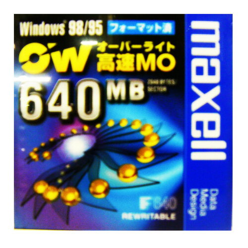 JAN 4902580318109 maxell 3.5インチMOディスク RO-M640.WIN.B1P マクセル株式会社 パソコン・周辺機器 画像
