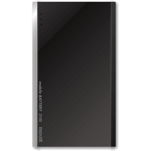 JAN 4902580757847 マクセル 薄型モバイルバッテリー ブラック MPC-T3100PBK(1台) マクセル株式会社 スマートフォン・タブレット 画像