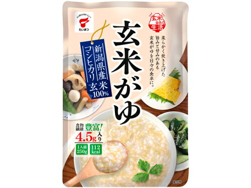 JAN 4902635978647 たいまつ食品 新潟県産コシヒカリ玄米100% 玄米がゆ 250g たいまつ食品株式会社 食品 画像