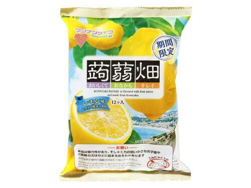 JAN 4902738252231 マンナンライフ 蒟蒻畑 レモン味 12個 株式会社マンナンライフ ダイエット・健康 画像