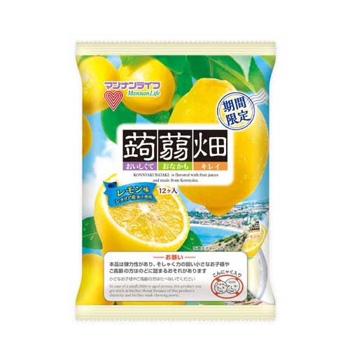 JAN 4902738253238 蒟蒻畑 レモン味(12個入*12袋) 株式会社マンナンライフ ダイエット・健康 画像