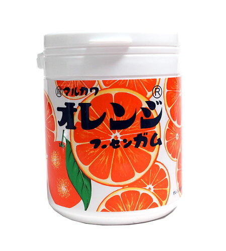 JAN 4902747270134 オレンジマーブルガム ボトル(130g) 丸川製菓株式会社 スイーツ・お菓子 画像