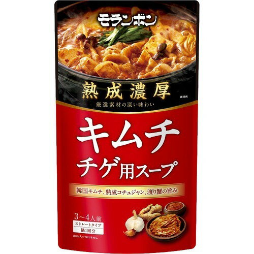 JAN 4902807354255 熟成濃厚 キムチチゲ用スープ(750g) モランボン株式会社 食品 画像