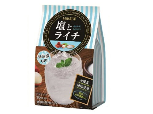 JAN 4902831508129 日東紅茶 塩とライチ(10本入) 三井農林株式会社 水・ソフトドリンク 画像