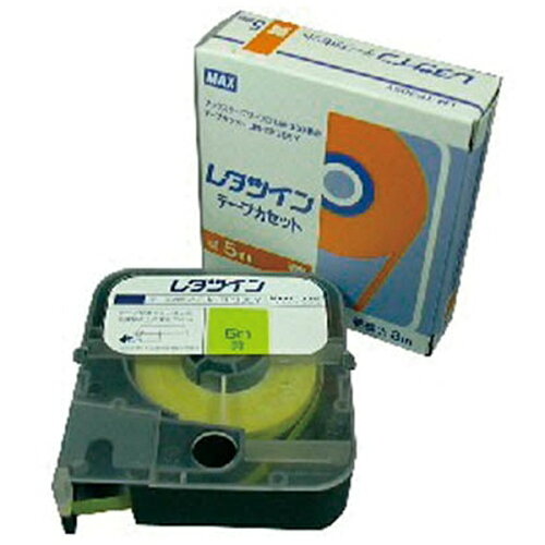JAN 4902870019839 MAX レタツイン用テープカセット LM-TP305Y マックス株式会社 パソコン・周辺機器 画像