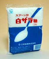 JAN 4902882033007 スプーン 白ザラ糖 小粒 1Kg DM三井製糖株式会社 食品 画像