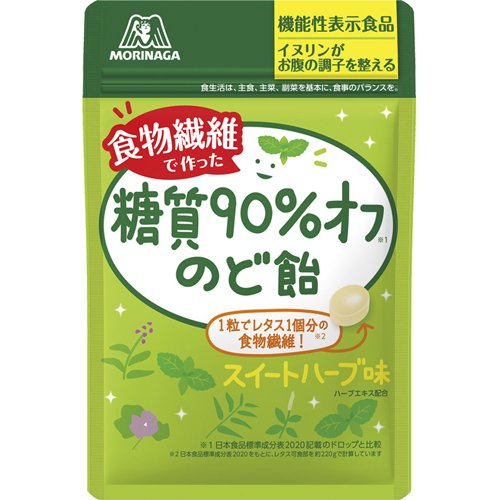 JAN 4902888249761 糖質90％オフのど飴(58g) 森永製菓株式会社 スイーツ・お菓子 画像