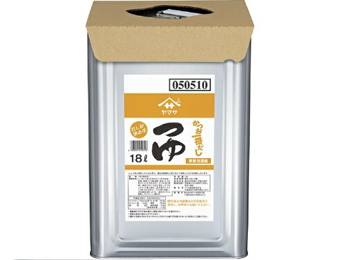 JAN 4903001050516 ヤマサ醤油 ヤマサつゆ１８Ｌ天パット缶 ヤマサ醤油株式会社 食品 画像