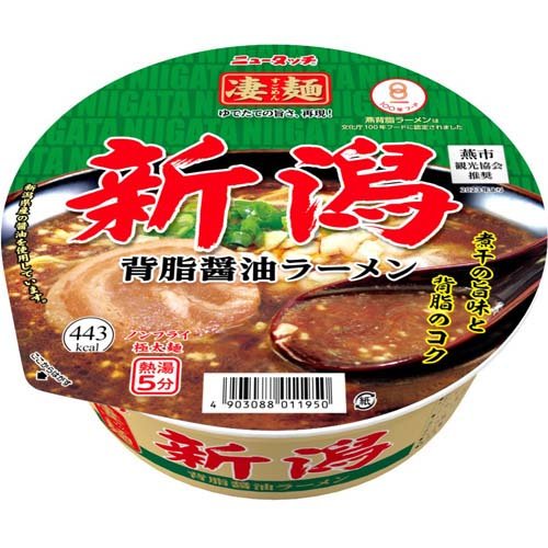 JAN 4903088012322 凄麺 新潟背脂醤油ラーメン(124g*12個) ヤマダイ株式会社 食品 画像