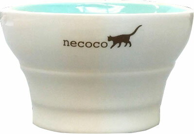 JAN 4903588255809 ペティオ necoco 脚付き陶器食器 ウェットフード向き(1コ入) 株式会社ペティオ ペット・ペットグッズ 画像
