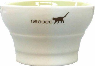 JAN 4903588255816 ペティオ necoco 脚付き陶器食器 ドライフード向き(1コ入) 株式会社ペティオ ペット・ペットグッズ 画像