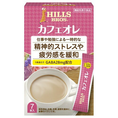 JAN 4904003025472 ヒルス カフェオレ GABA配合(12g*7本入) 日本ヒルスコーヒー株式会社 水・ソフトドリンク 画像