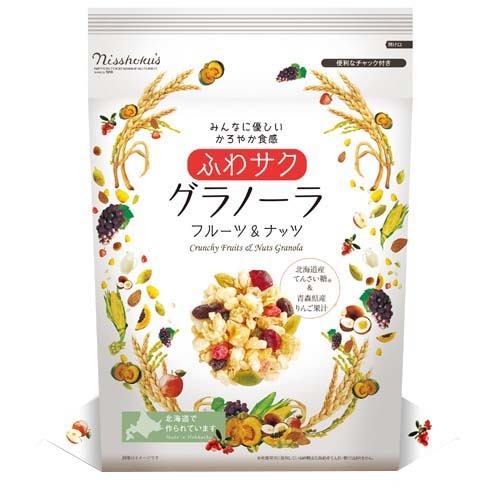 JAN 4904075000742 ふわサクグラノーラ フルーツ＆ナッツ(240g) 日本食品製造合資会社 食品 画像