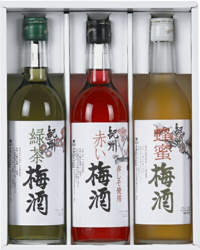 JAN 4904250124973 中野BC 梅酒セット NU-30 720X3 中野BC株式会社 日本酒・焼酎 画像
