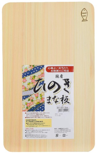 JAN 4905033144027 ウメザワ 木製まな板 ひのき 39×24×3cm 日本製 144027 有限会社ウメザワ キッチン用品・食器・調理器具 画像