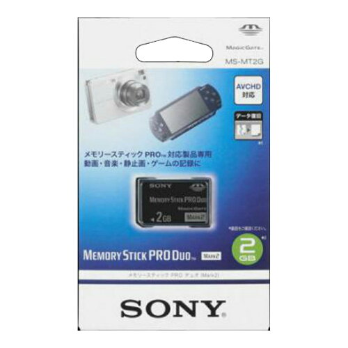 JAN 4905524486438 SONY メモリースティック PRO Duo MS-MT2G ソニーグループ株式会社 TV・オーディオ・カメラ 画像